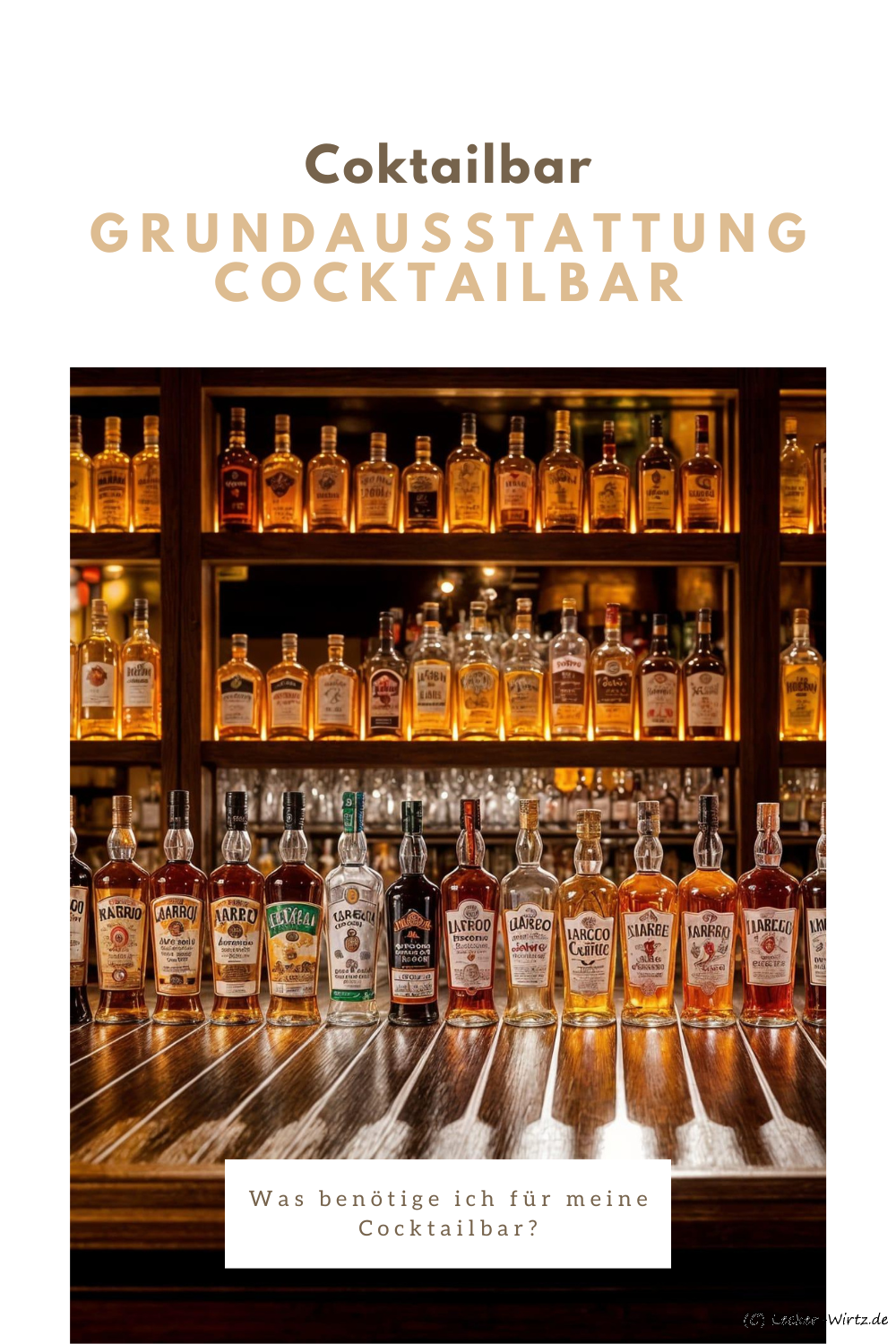 Grundausstattung Cocktailbar