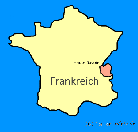 Haute-Savoie in der Region Auvergne-Rhône-Alpes
