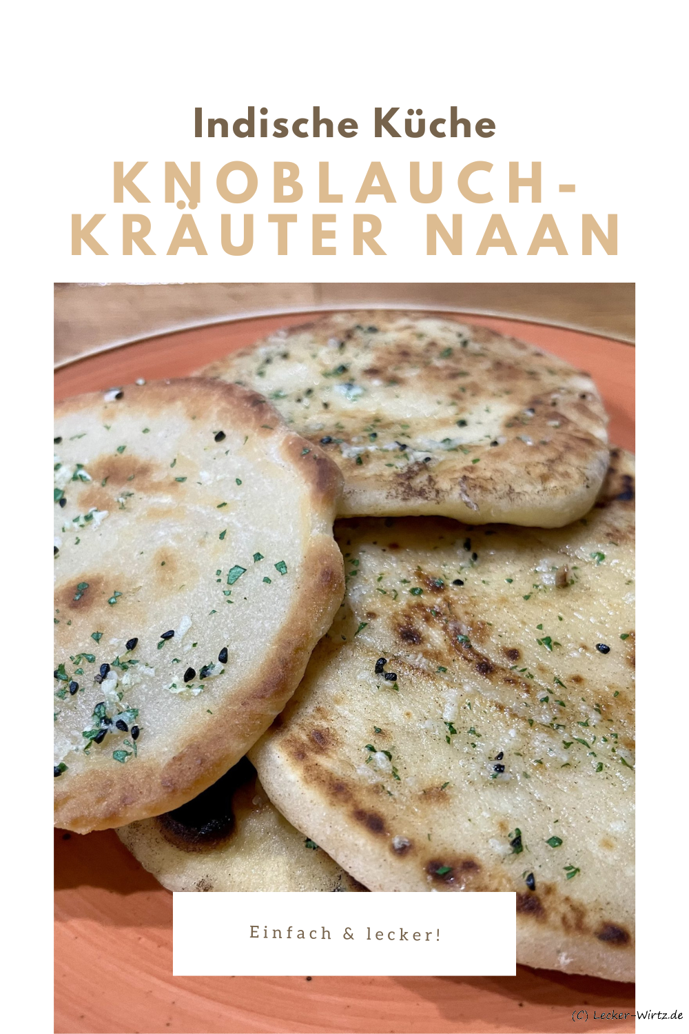 Knoblauch-Kräuter Naan