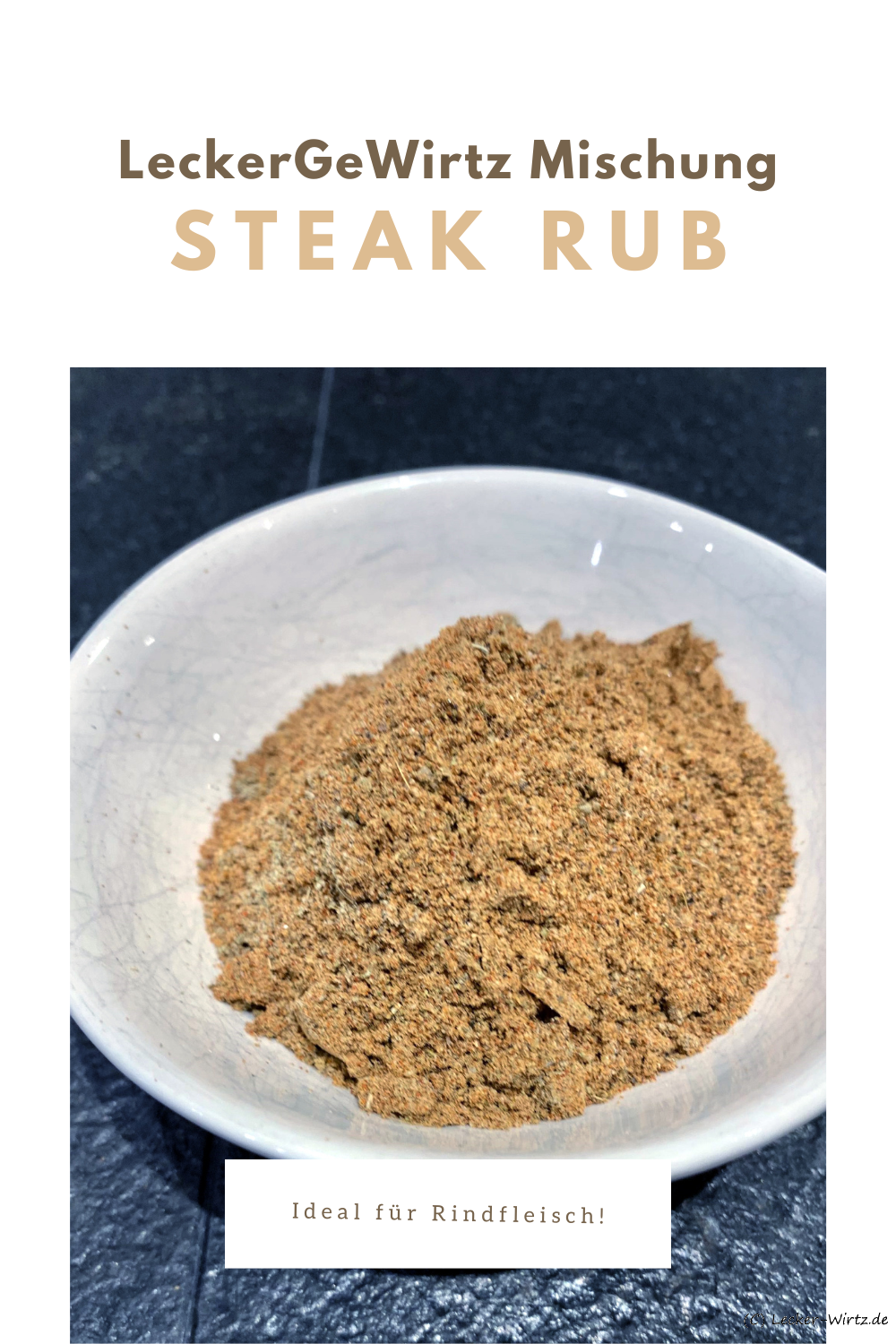Steak Rub – Gewürzmischung für Rindfleisch