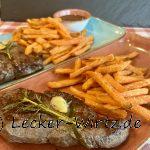 Hüftsteak mit Süßkartoffelpommes und A1 Steak Sauce