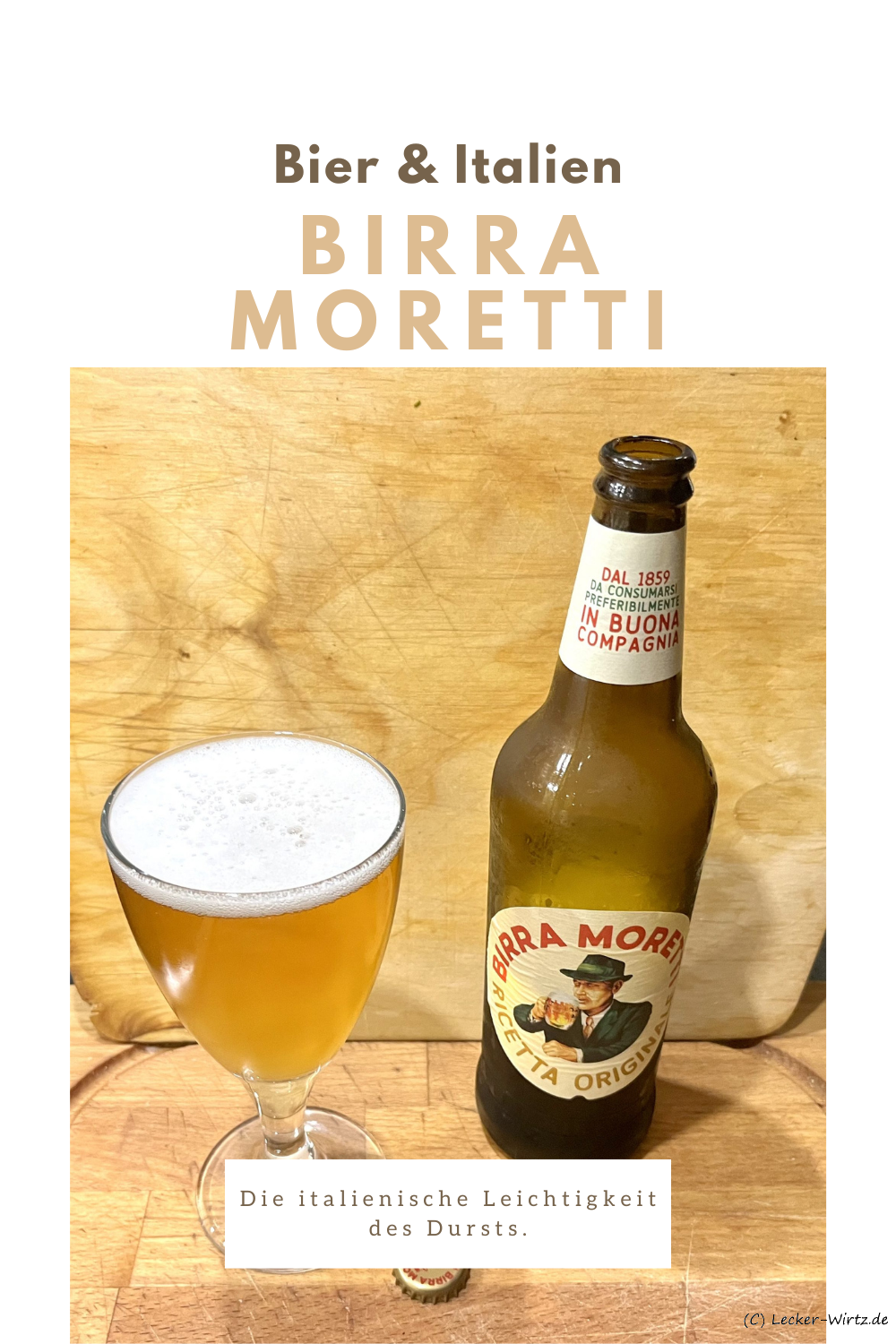 Birra Moretti – italienische Leichtigkeit des Dursts