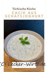 Cacik aus Schafsjoghurt