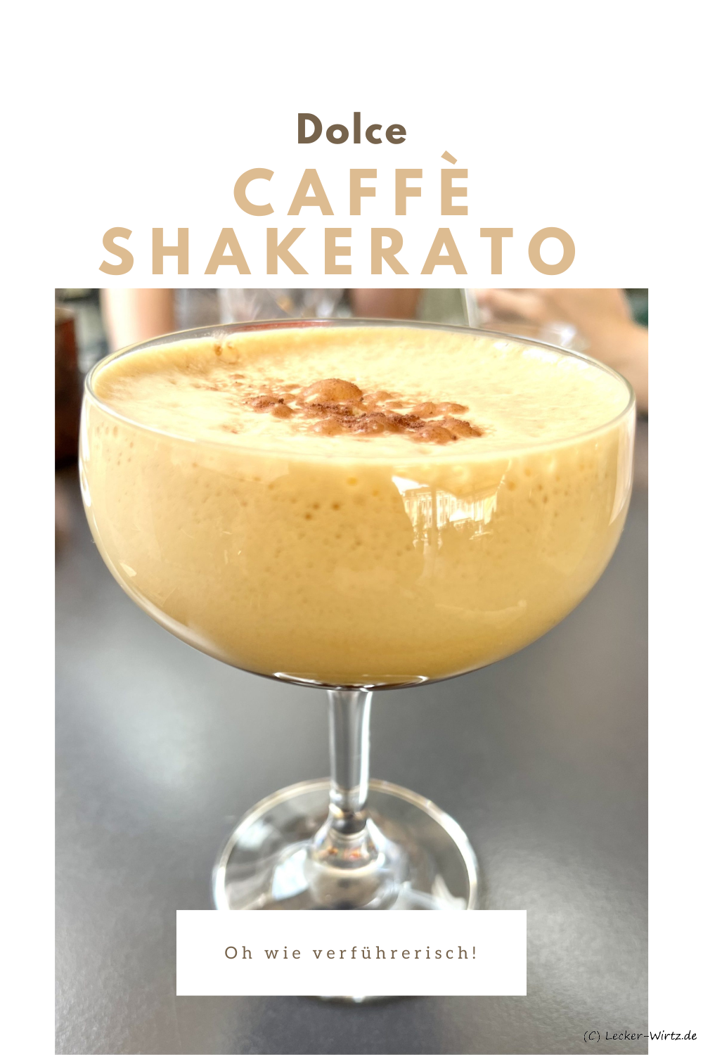 Caffè shakerato – italienischer Eiskaffee