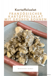 Französischer Kartoffelsalat mit grünen Bohnen