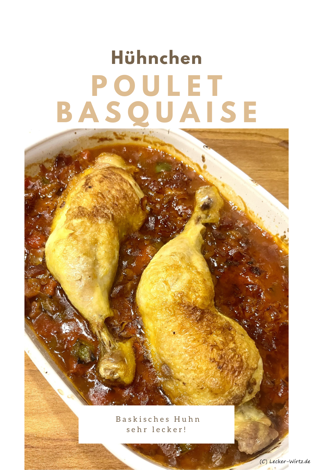 Poulet basquaise – Baskisches Huhn