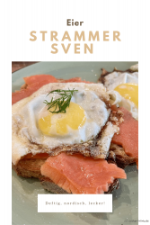 Strammer Sven aus dem hohen Norden, Spiegelei mit geräuchertem Lachs