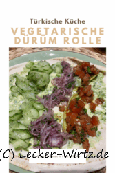 Vegetarische Dürüm Rolle