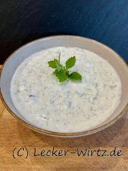 Cacik aus Schafsjoghurt