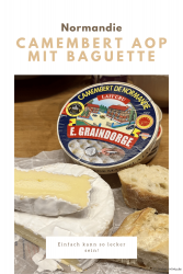 Camembert AOP mit Baguette