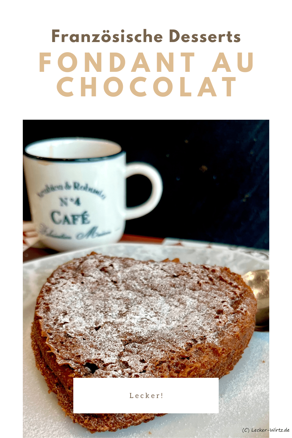 Fondant au chocolat – Petit Gâteau