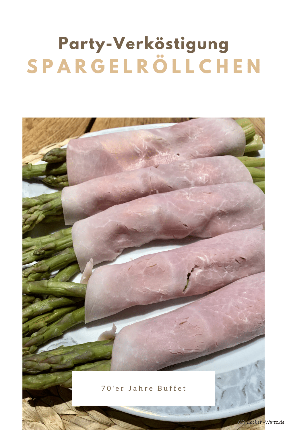 Grüne Spargelröllchen Grüne Spargelröllchen