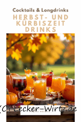 Herbst- und Kürbiszeit Drinks