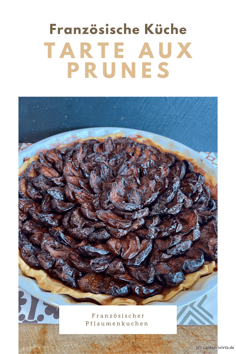 Tarte aux prunes