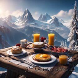 Breakfast in the alps 