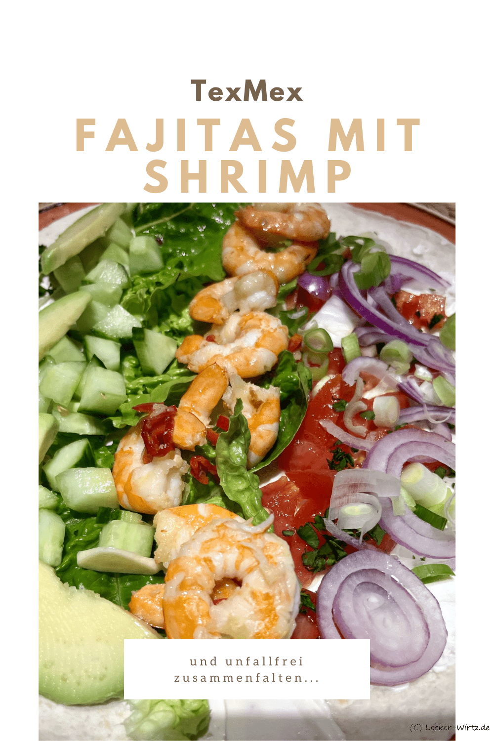 Fajitas mit Shrimp