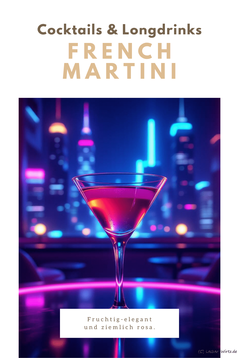Flirtini - French Martini mit Sekt