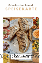 Griechischer Abend – Menüvorschläge