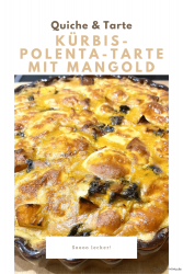 Kürbis-Polenta-Tarte mit Mangold
