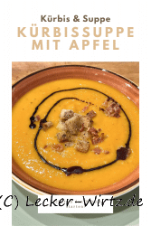 Kürbissuppe mit Apfel