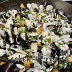 Moules crème d'ail - Muscheln in Knoblauchcreme