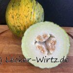 Piel de Sapo aufgeschnitten