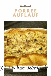 Porree Auflauf
