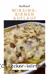 Wirsing-Birnen Auflauf