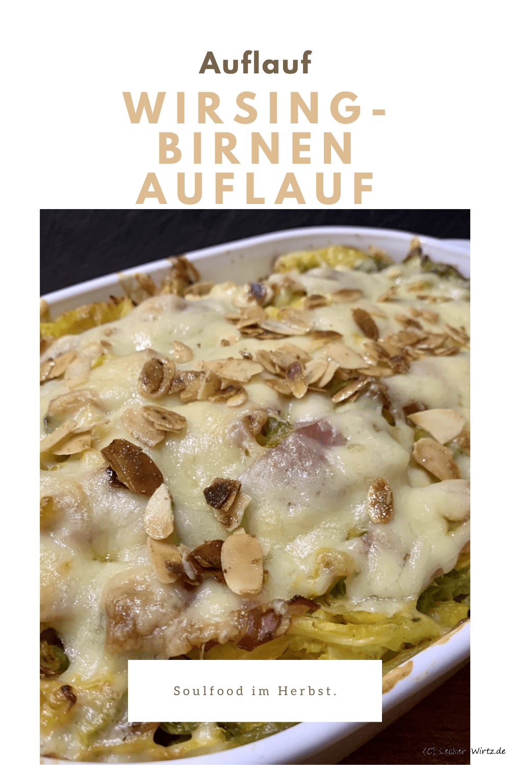 Wirsing-Birnen Auflauf