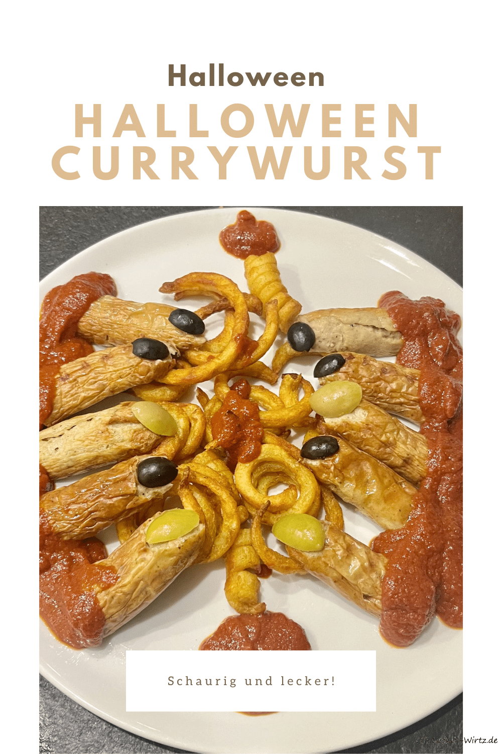 Halloween Currywurst
