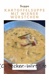 Kartoffelsuppe mit Wiener Würstchen