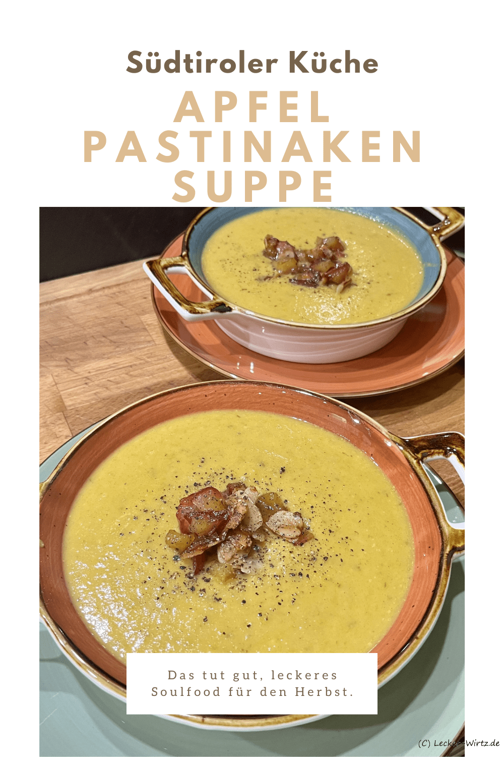 Südtiroler Apfel-Pastinaken-Suppe