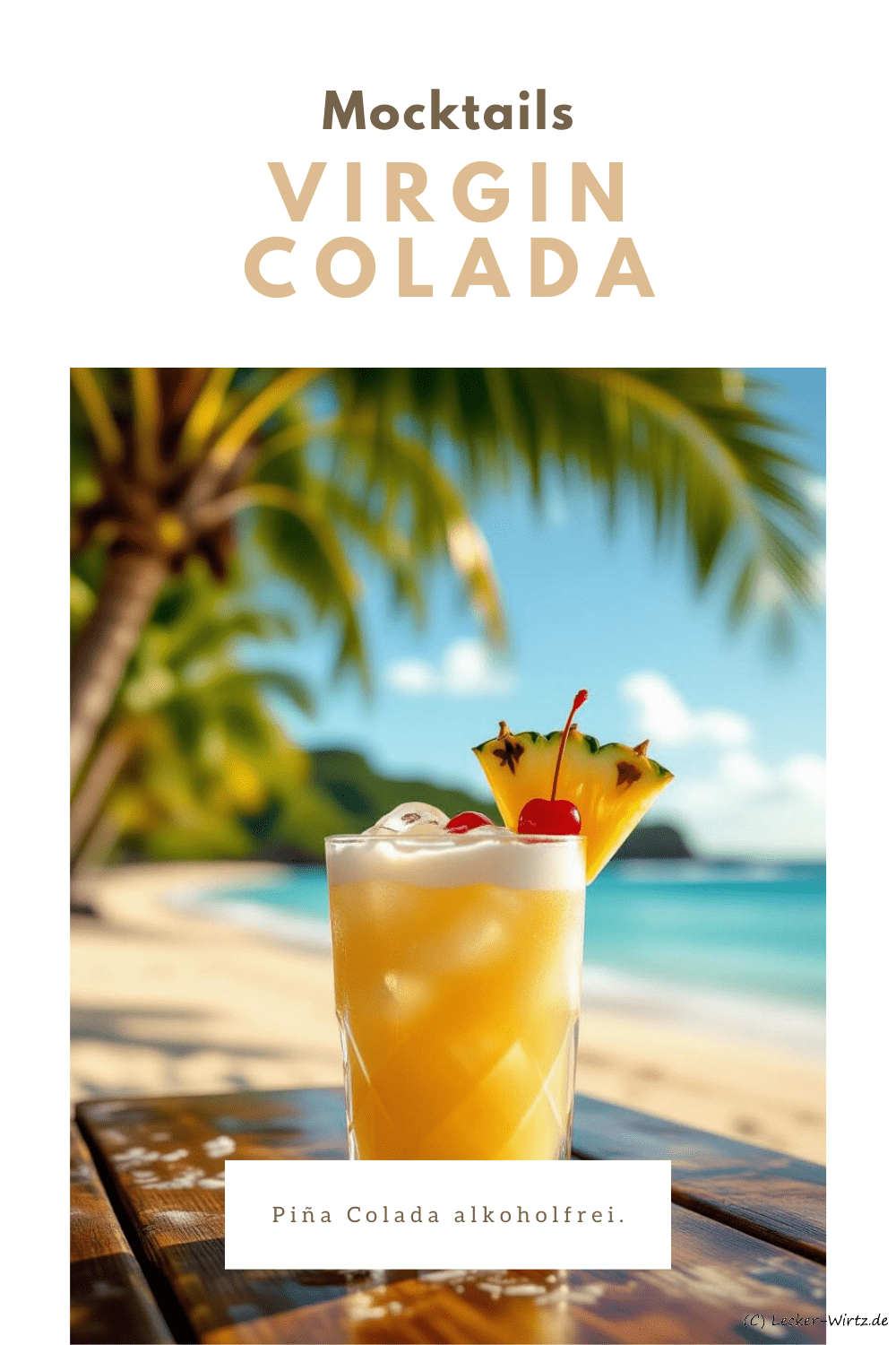 Virgin Colada (Piña Colada alkoholfrei)