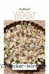 Cavolini di Bruxelles gratinati – Gratinierter Rosenkohl