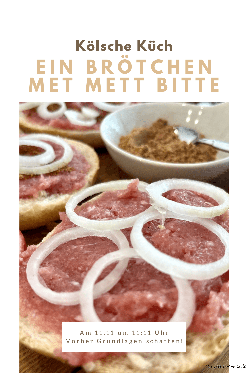 Ein Brötchen met Mett bitte