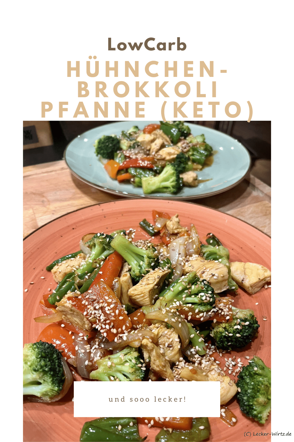 Hühnchen-Brokkoli Pfanne (Keto)