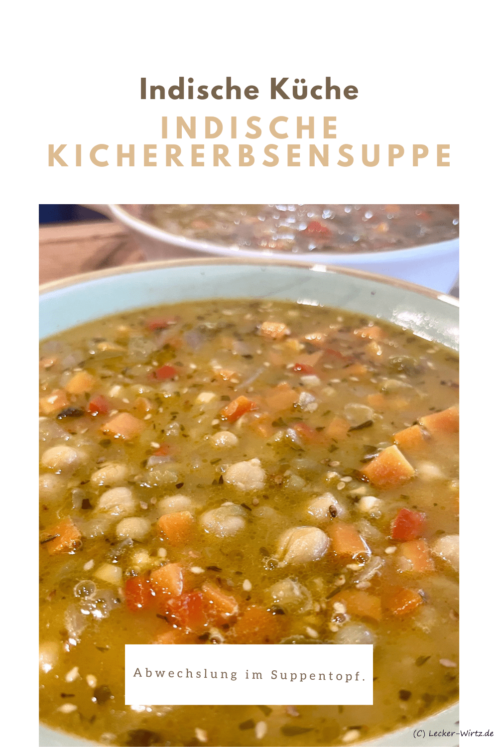 Indische Kichererbsensuppe