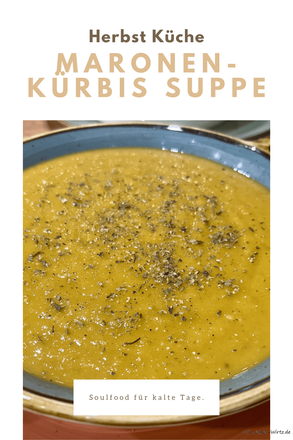 Maronen-Kürbis Suppe