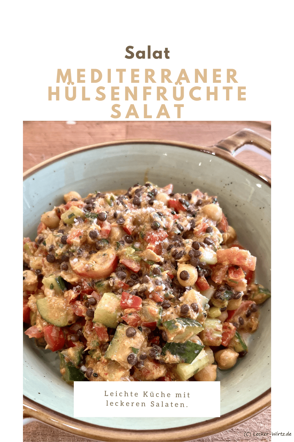 Mediterraner Hülsenfrüchte Salat