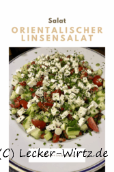 Orientalischer Linsensalat