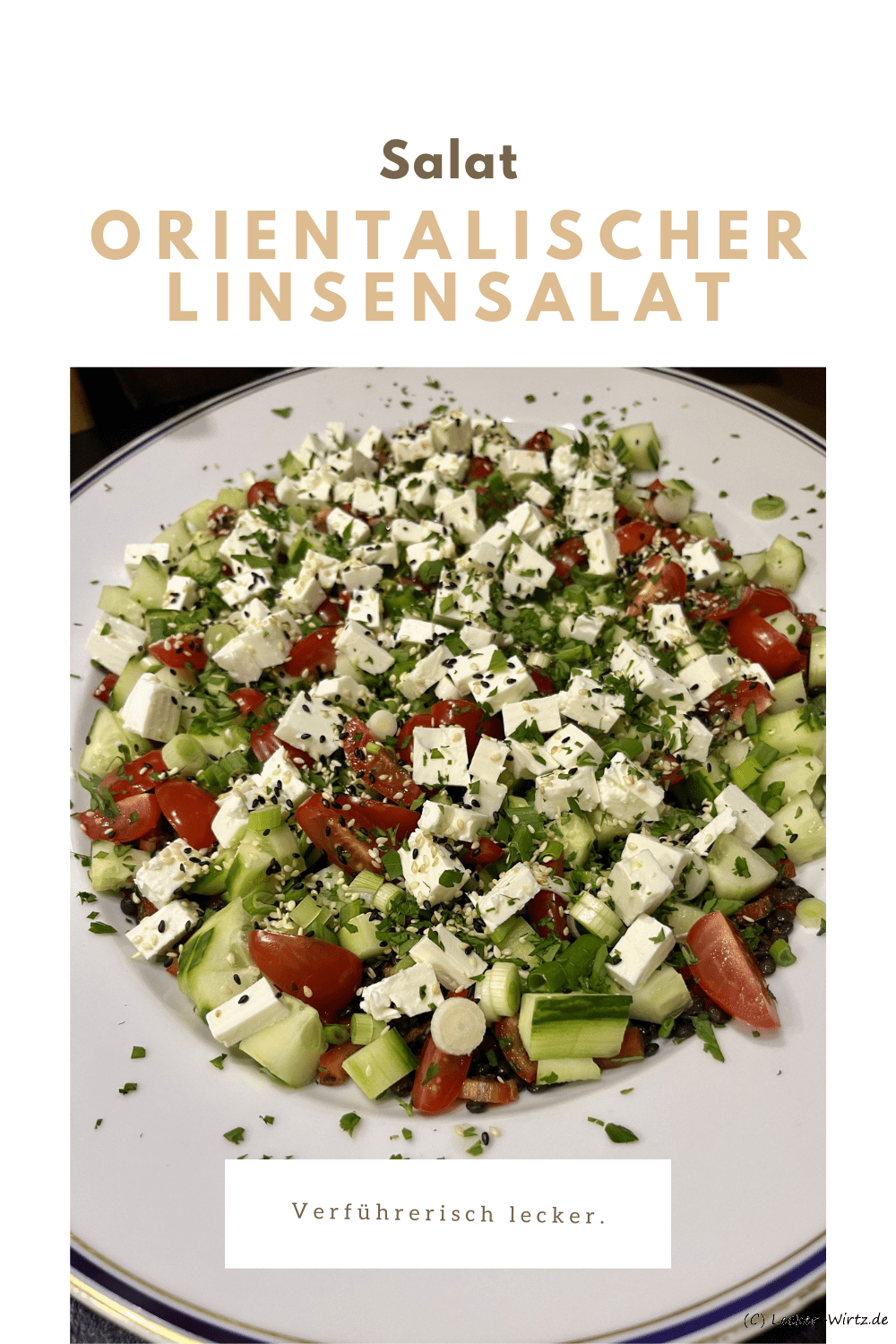 Orientalischer Linsensalat
