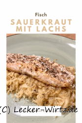 Sauerkraut mit Lachs