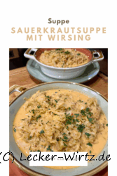Sauerkrautsuppe mit Wirsing