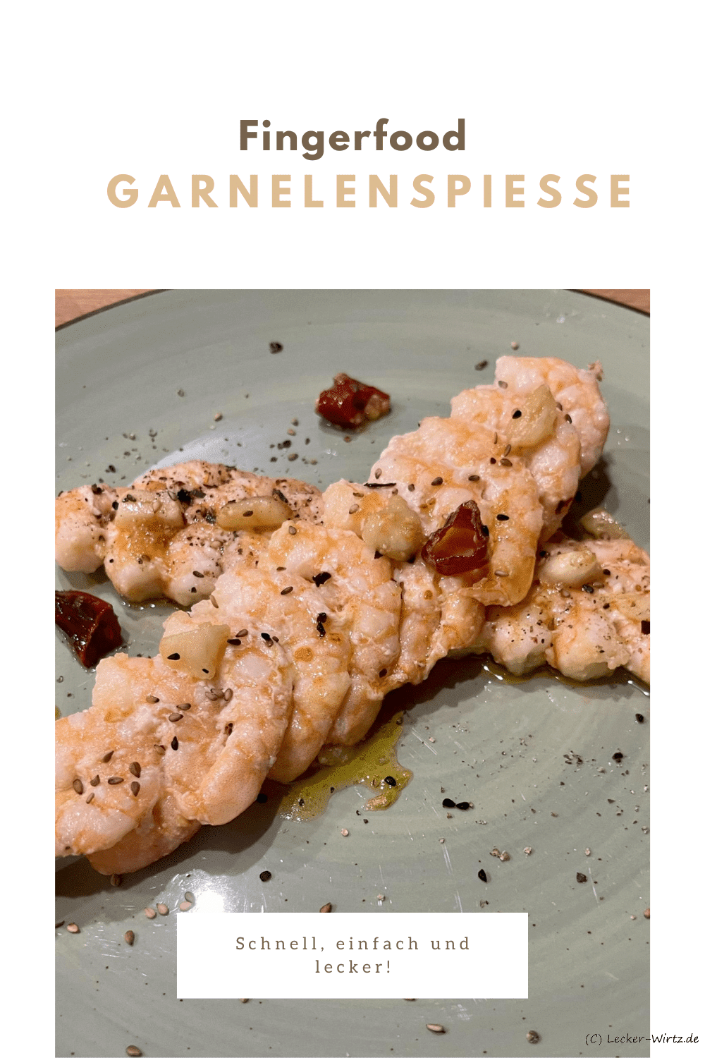 Garnelenspieße – Fingerfood