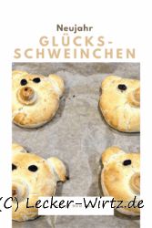 Glücksschweinchen zu Neujahr backen