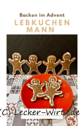 Lebkuchenmann Rezept
