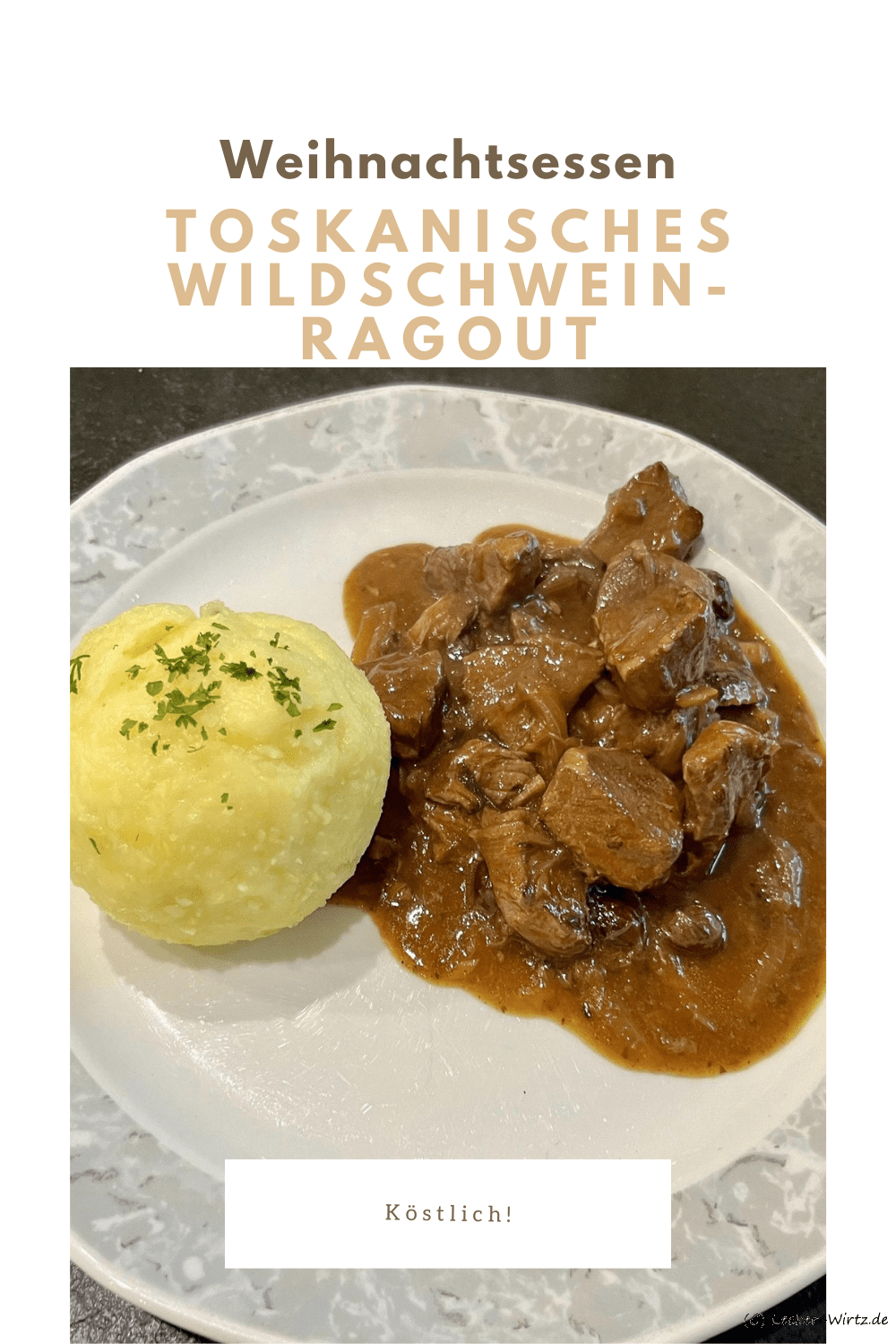 Toskanisches Wildschwein-Ragout