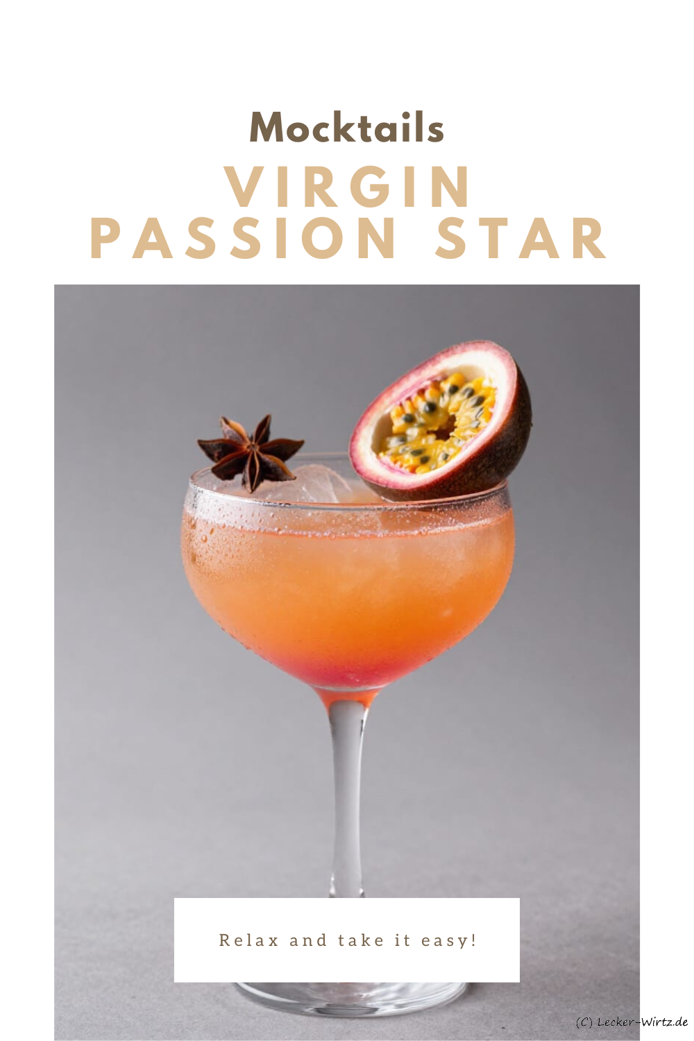 Virgin Passion Star (Porn Star Martini)