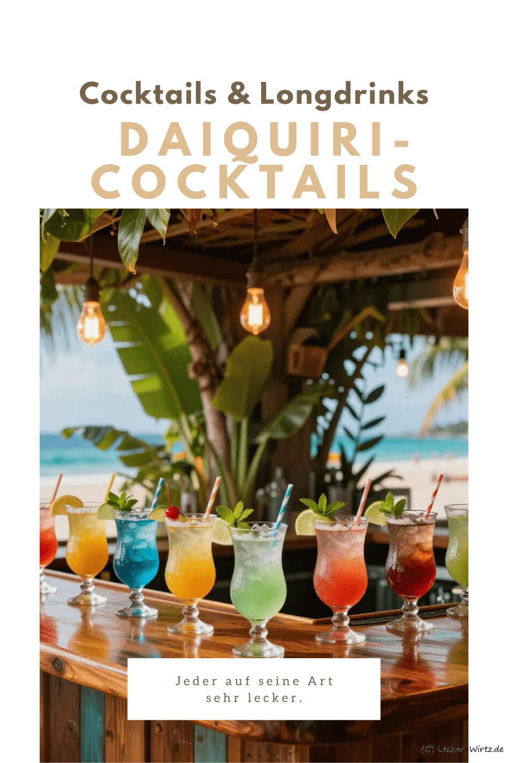 12 bekanntesten Daiquiri- Cocktails