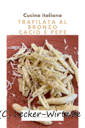 Trafilata al Bronzo cacio e pepe